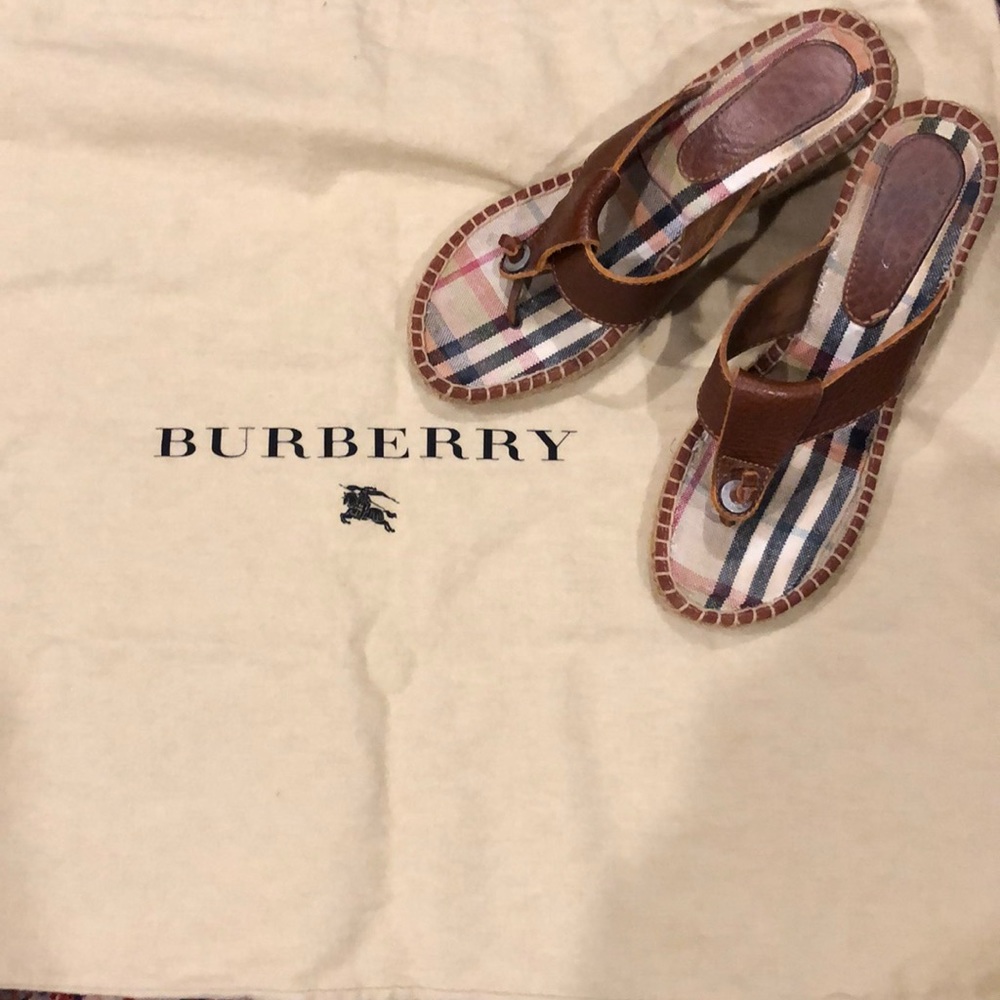 Burberry espadrille sandals